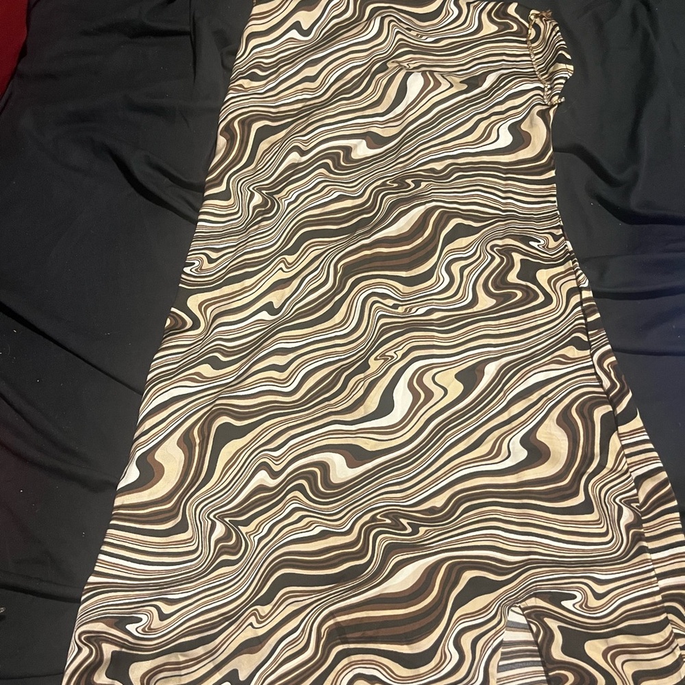 Swirl Pattern Dress